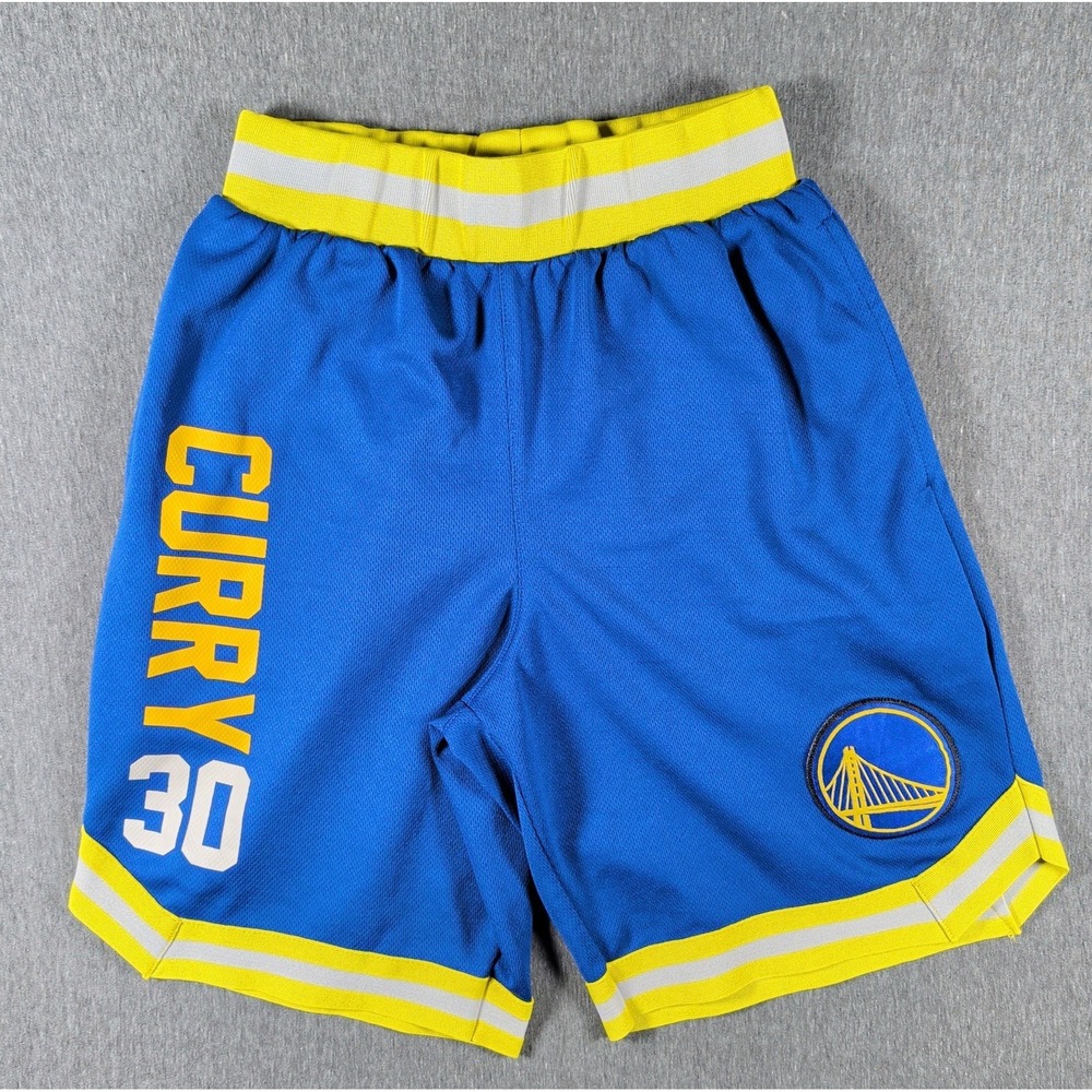 Stephen CURRY Golden State WARRIORS Basketball Shorts Sz Sm Blue Unk NBA